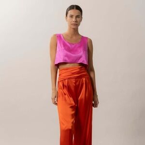 NONchalant Pink Crop Top